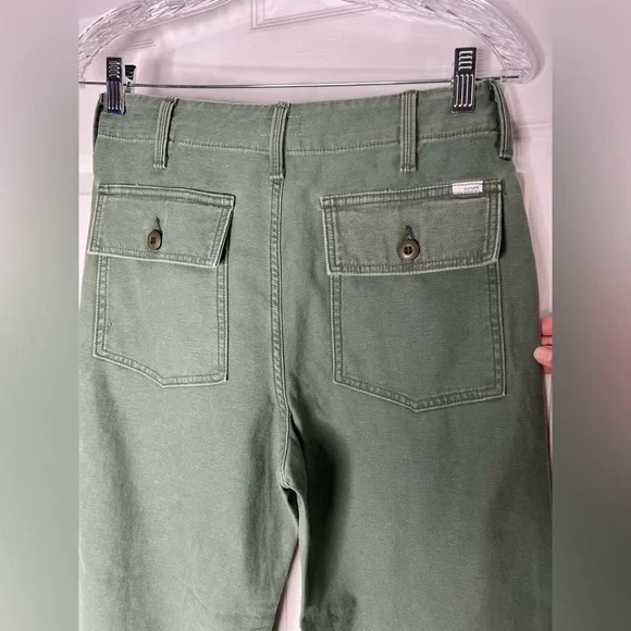 NWOT Mother The Patch Pocket Private Ankle High-waisted Cargo Pants Sz 25 - Picture 7 of 12